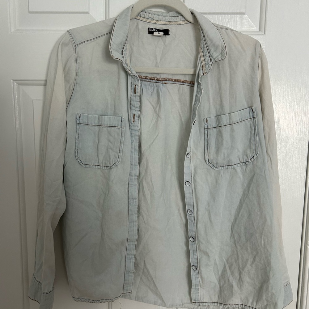 BDG urban outfitters denim button up size S